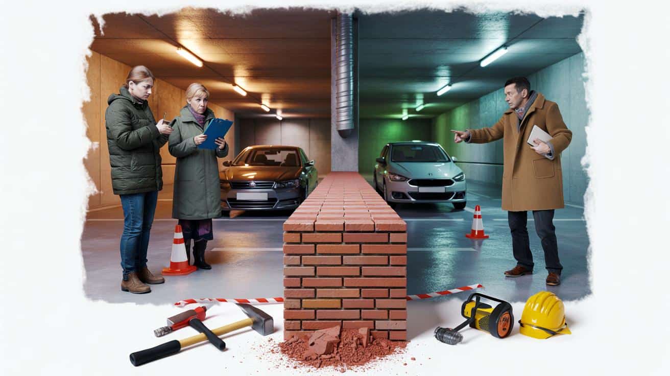 Una vecina levanta una pared entre su garaje y trastero sin permiso de la comunidad: la justicia ordena su demolición pese a alegar que otros vecinos hicieron obras similares